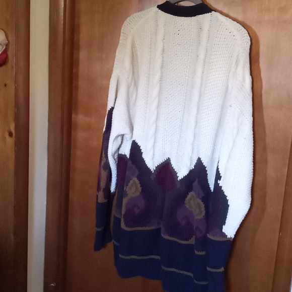 EUC Vintage Structure Handknitted Sweater Size Large - Picture 6 of 7